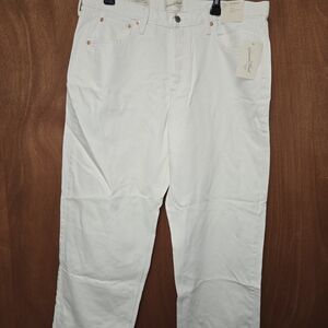 Women's Mid-Rise 90's Baggy Jeans - Universal Thread™ White 14: Heavyweight Deni